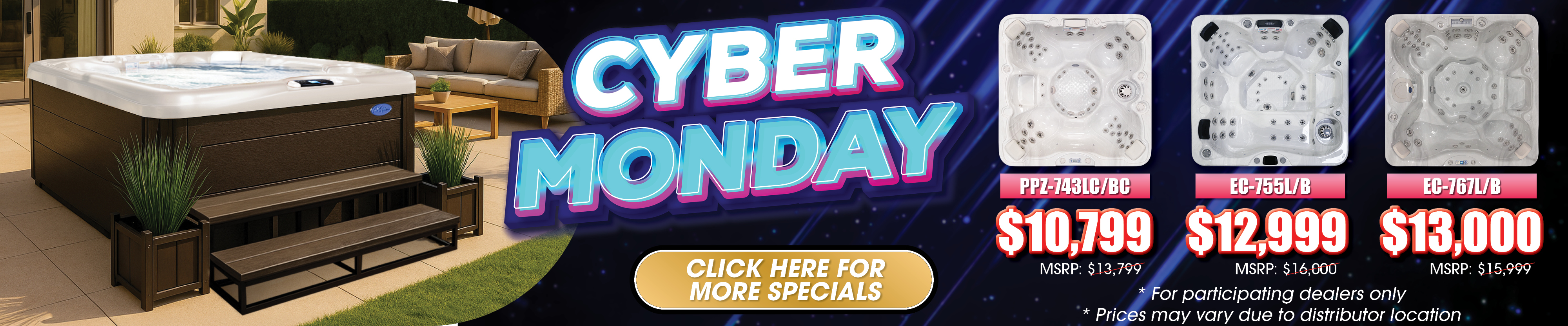 Calspas hot tub being used in a family setting - Torrance